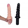 FAAK Ribbed Dildo with Handle